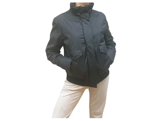 Peuterey bomber jacket Black Polyester Polyamide  ref.254780