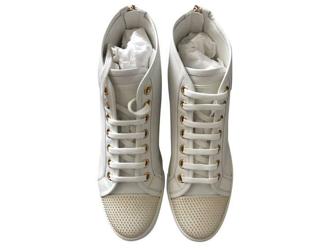 Punchy sneaker Boot Louis Vuitton White Leather  ref.254802