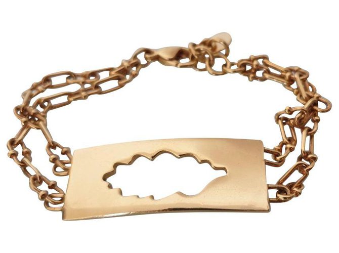 Bracelet Inès De La Fressange Golden Metal  ref.254831