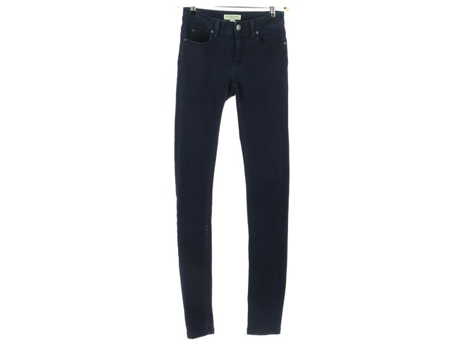 Burberry Jeans Azul marinho Algodão  ref.254853