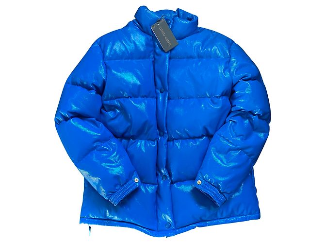 Alberta Ferretti Rainbow Blue Polyester Coat