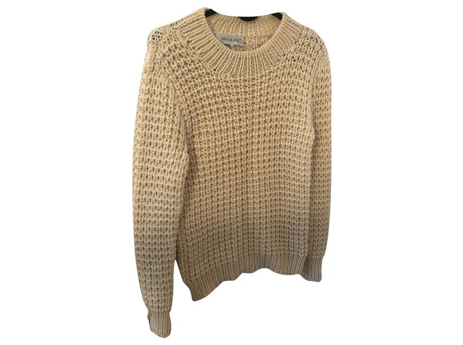Paul & Joe Wollpullover weiß 