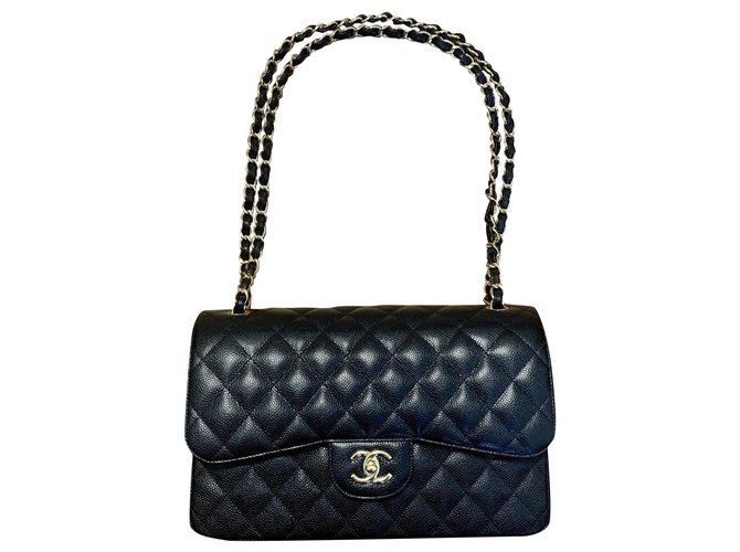 Chanel TIMELESS Black Leather  ref.255040