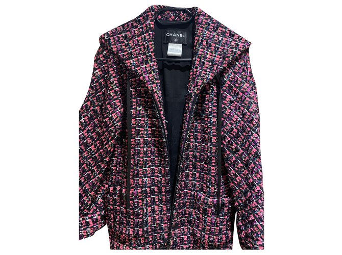 Chanel Jackets Pink Tweed  ref.255042