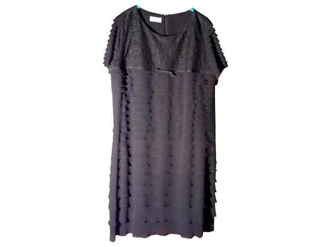 Black Weill dress size 48  ref.255455