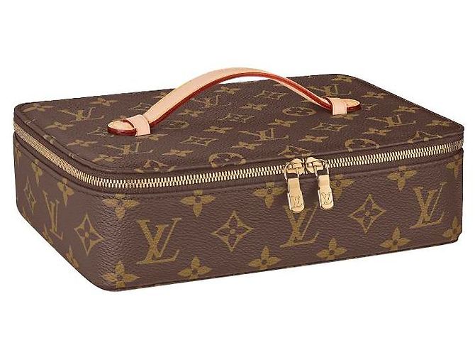 Louis Vuitton LV Nice jewelry  case new Brown