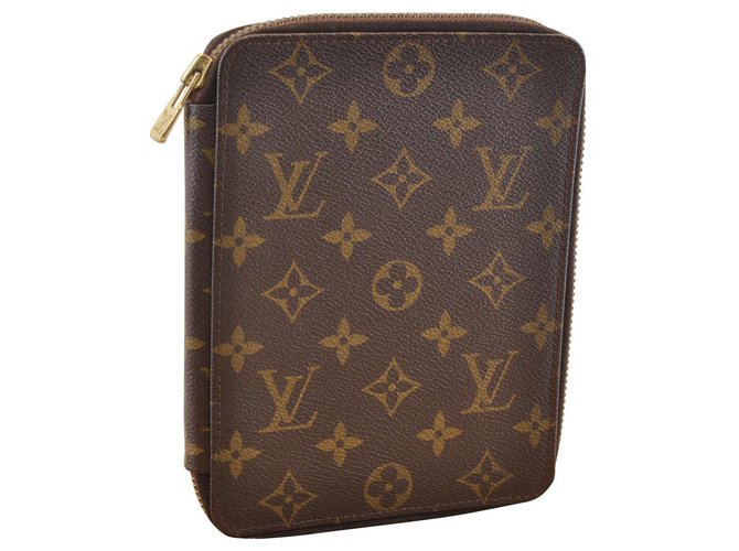 Louis Vuitton wallet Brown Cloth  ref.255654