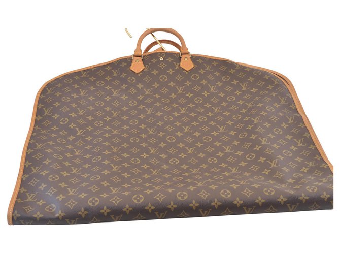 Louis Vuitton bolsa de viaje de luis vuitton Castaño Lienzo  ref.255746