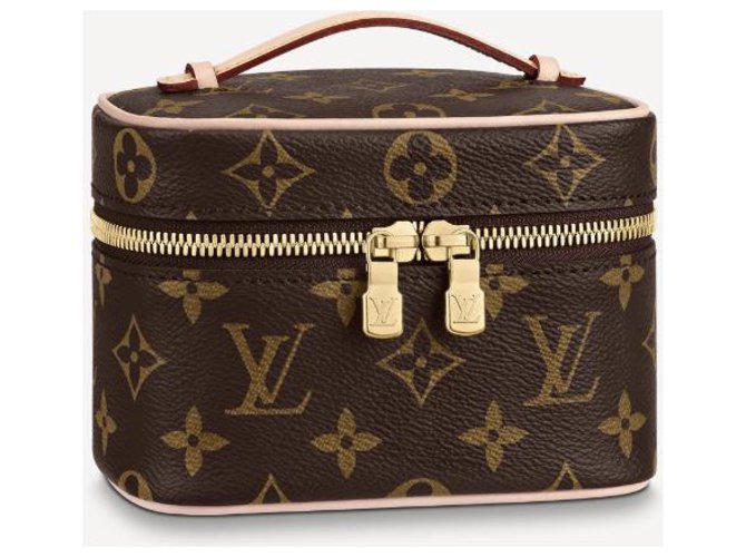 Louis Vuitton LV Nice nano new Brown Leather  ref.255988