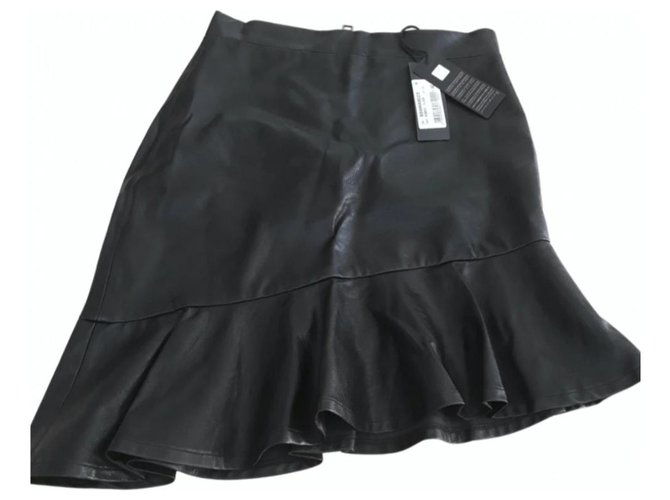 Just Cavalli Skirts Black Leatherette  ref.256007
