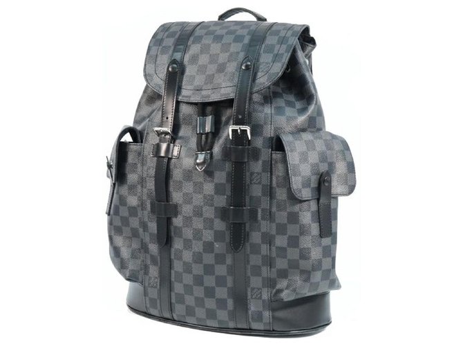 LOUIS VUITTON Graphite Christopher PM Backpack - Authentic!