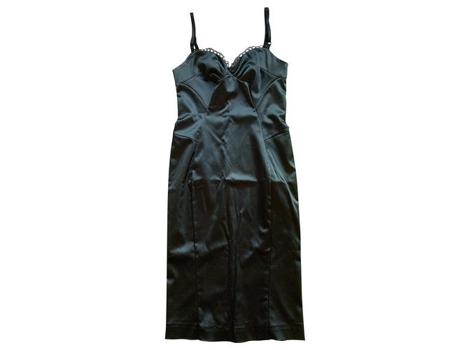 Dolce & Gabbana Dresses Black Acetate  ref.256059