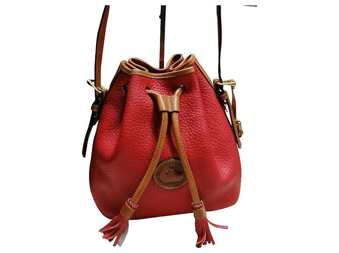 Dooney & Bourke Dooney e Bourke borsa secchiello Rosso Beige