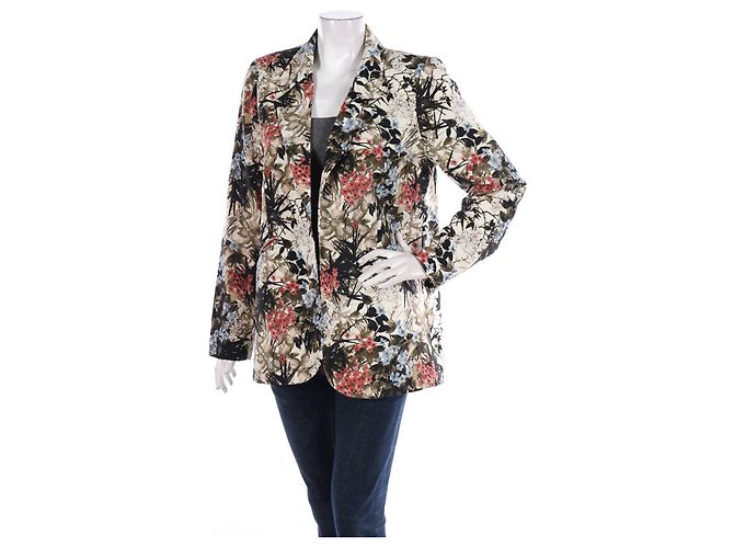 Cynthia Rowley Blumenblazer Mehrfarben