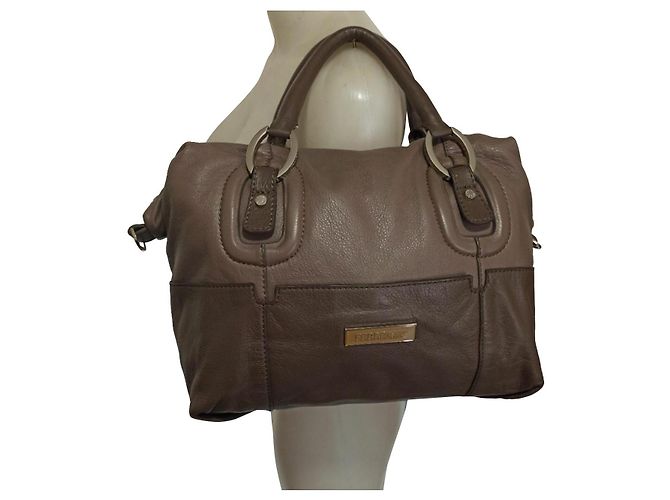 Ferré Milano Umhängetasche Braun Beige