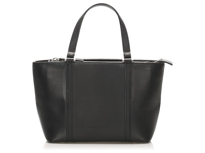 Burberry Black Leather Handbag Pony-style calfskin  ref.256243