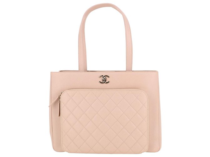 Chanel handbag Pink Pony-style calfskin  ref.256387