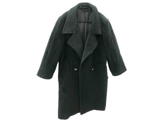 Abrigo Max Mara de lana verde oscuro