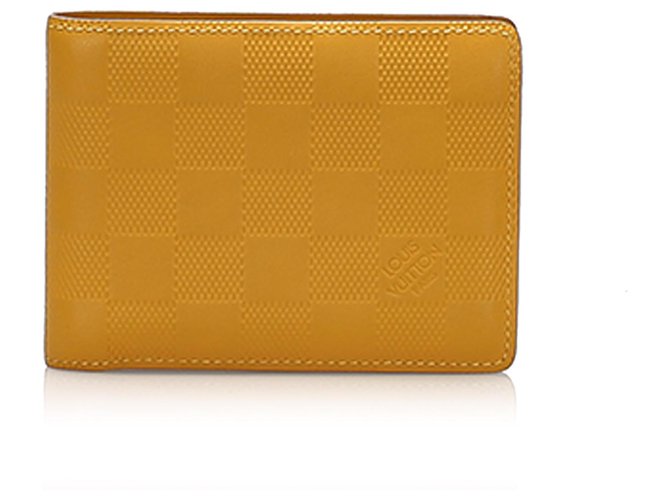 Authenticated Used LOUIS VUITTON Louis Vuitton Portefeuille Multiple Bifold  Wallet N63124 Damier Infini Leather Onyx  Walmartcom