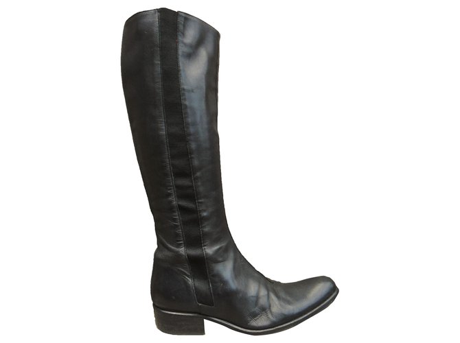 Free Lance p boots 38 Black Leather  ref.256662