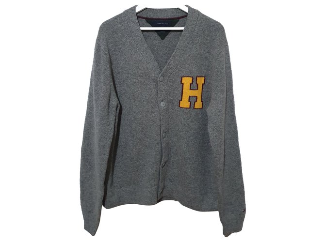 Tommy Hilfiger Sweaters Multiple colors Grey Wool  ref.256680