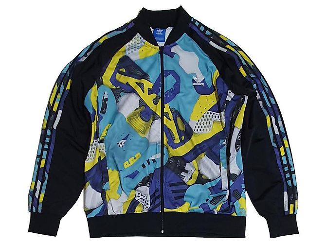 Adidas Jacke aus Polyester Mehrfarbig Mehrfarben