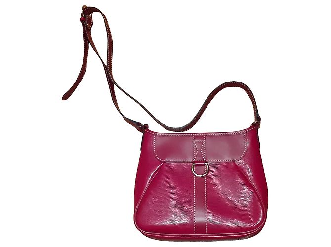 Lancel Handtasche aus rotem Leder