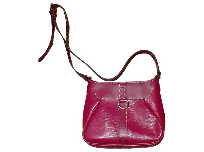 Lancel Handbags Red Leather  ref.256859