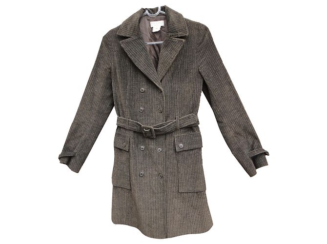 Cappotto Paul & Joe in velluto a coste antracite 36