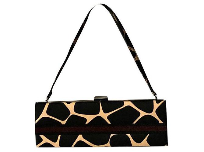 Paule Ka Paul Ka silk handbag Leopard print  ref.256926