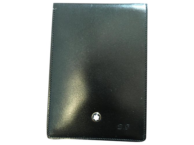 Montblanc Wallets Small accessories Black Leather  ref.256991