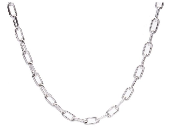 Cartier necklace Silvery White gold  ref.257091