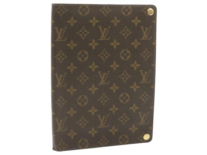 Louis Vuitton Etui iPad Marrom Lona  ref.257094