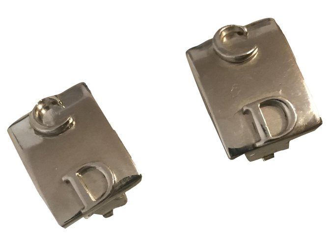 Dior Brincos Hardware prateado Metal  ref.257124