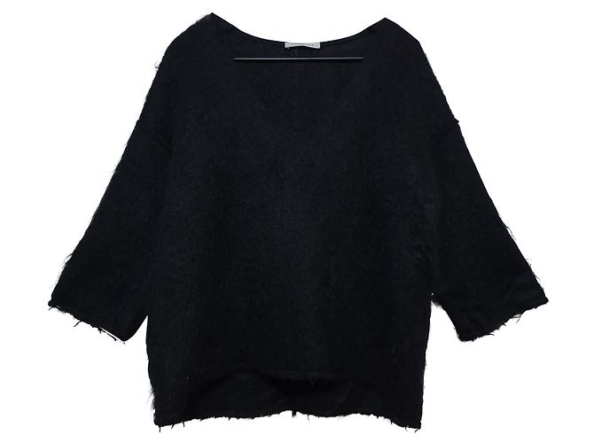 Autre Marque Suéter oversized de mohair preto Gembalies M