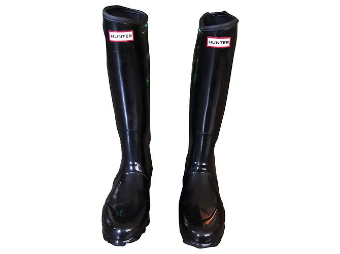 Hunter schwarze Gummistiefel