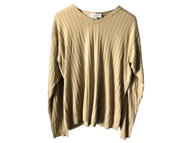 Pull camel Yves Saint Laurent, comme neuf Beige