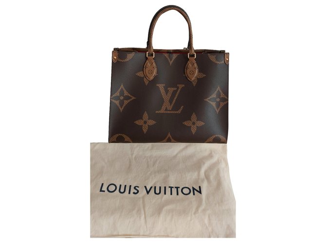 Louis Vuitton Onthego MM Castaño  ref.257394