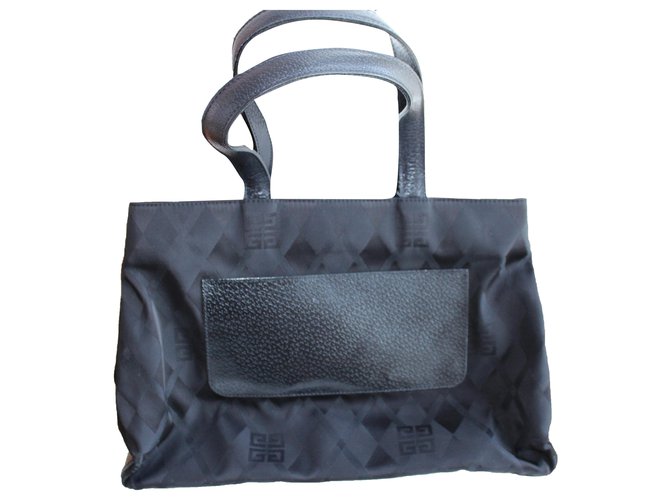 Givenchy Handtaschen Schwarz Baumwolle  ref.257408