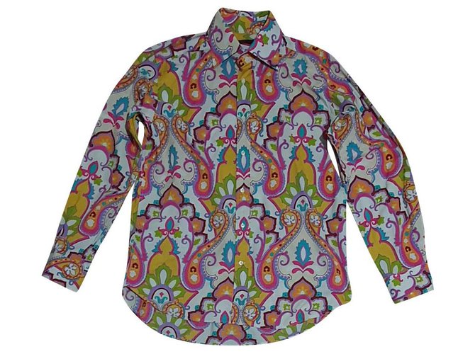 Etro Camicie Multicolore Cotone  ref.257430