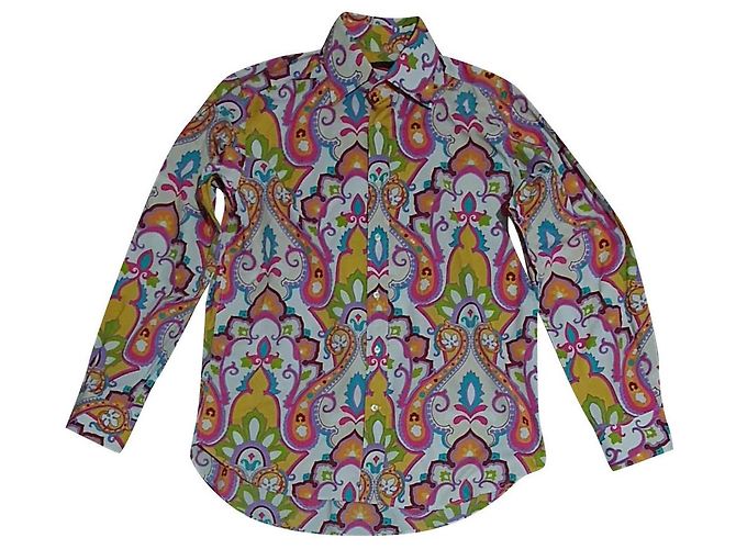 Etro Multicolour Cotton Shirt Multiple colors