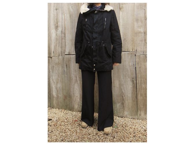 parka Iro size 38 (2) Black