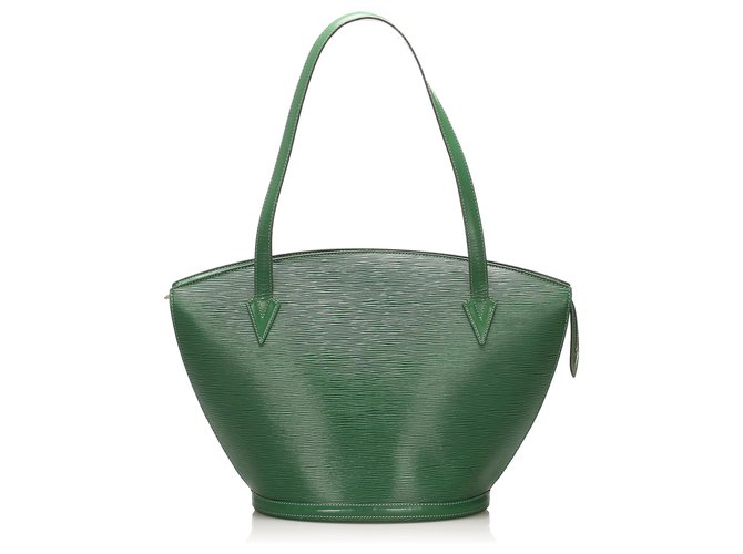 Louis Vuitton Green Epi Saint Jacques PM Short Strap Leather  ref.257525
