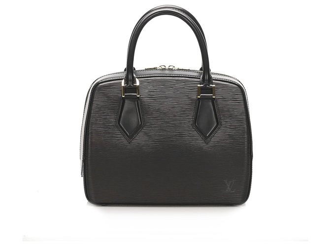 Louis Vuitton Black Epi Sablons Cuir Noir  ref.257542