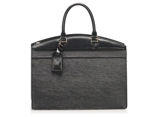 Louis Vuitton Black Epi Riviera Negro Cuero  ref.257550