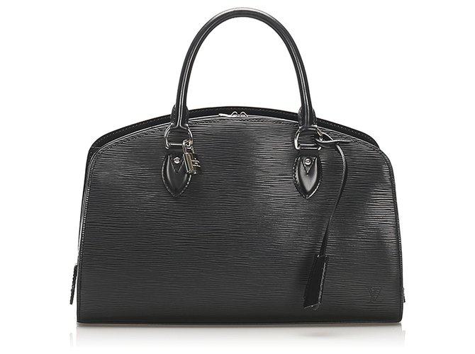 Louis Vuitton Black Epi Pont Neuf PM Leather  ref.257586