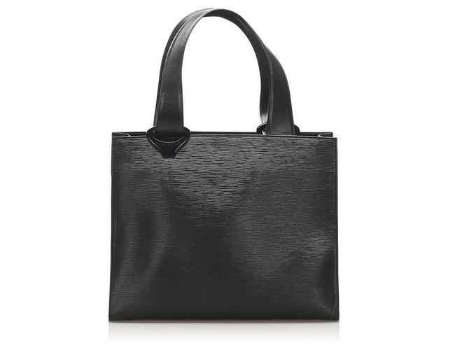 Louis Vuitton Black Epi Gemeaux Leather Pony-style calfskin  ref.257592
