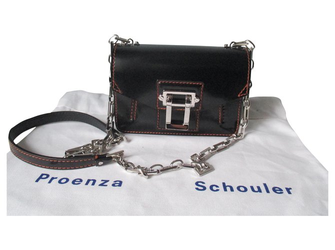 Proenza Schouler HAVA Mini Crossbody Schwarz Leder  ref.257659