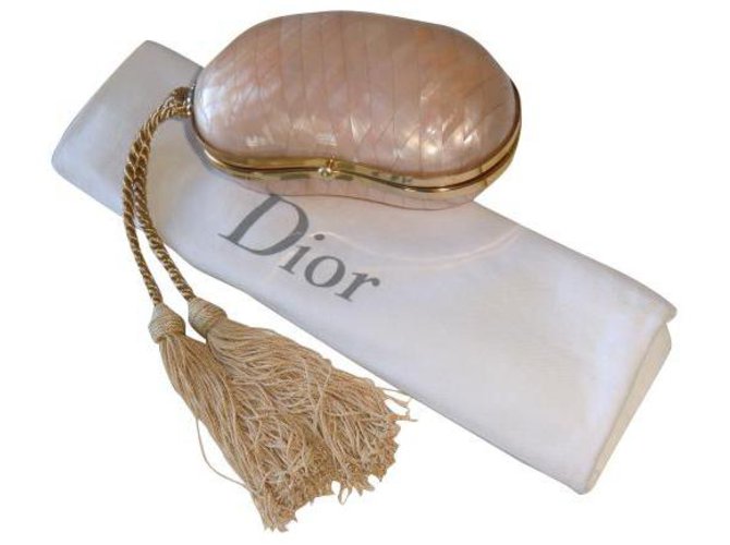 Rare and Collector Minaudière Christian Dior Pink Resin  ref.257661