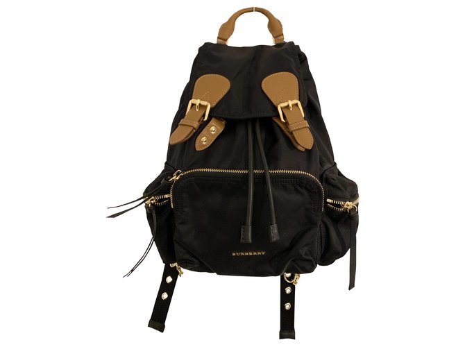 Burberry Backpack Black Nylon  ref.257750